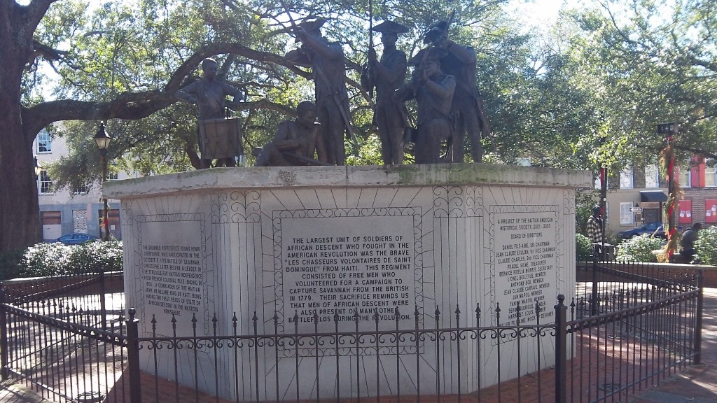 Haitian Monument Marker in Savannah, Georgia