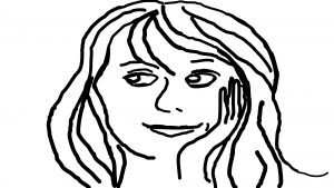 Author Nicole Caricature